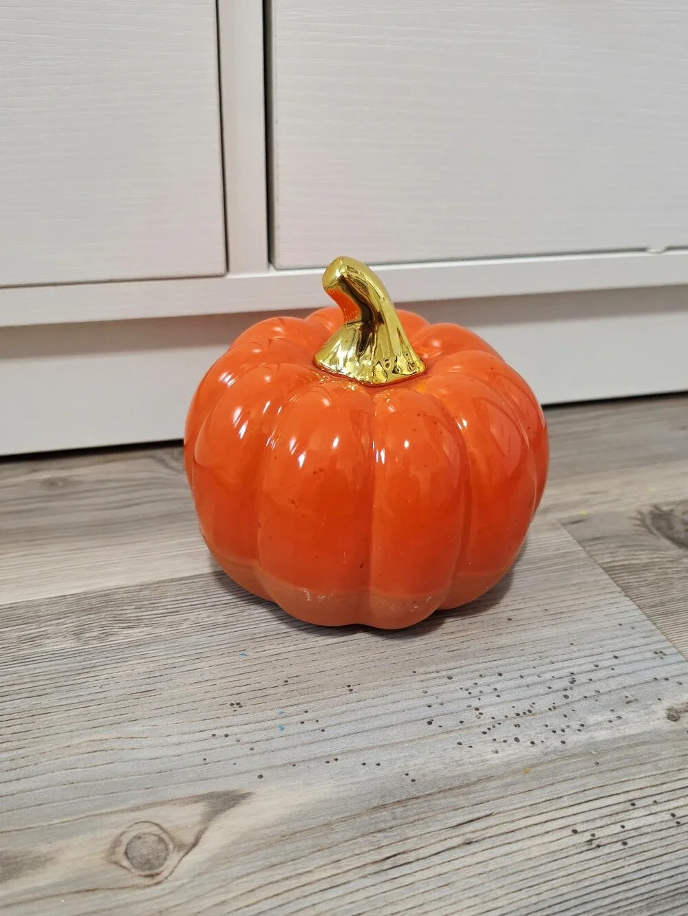 Target Bullseye Playground Halloween 2026 Ceramic Pumpkin - Orange & Gold